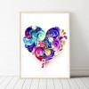 Love Flower - Full Round Diamond Painting
