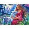 Beauty White Horse - Full Round Diamond Painting