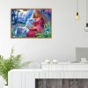 Beauty White Horse - Full Round Diamond Painting