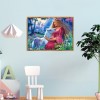 Beauty White Horse - Full Round Diamond Painting