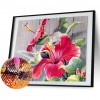 Bird Flower - Full Round Diamond Painting