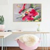 Bird Flower - Full Round Diamond Painting