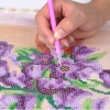 Blooming Gold Flowers - Full Round Diamond Painting