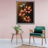 Blooming Gold Flowers - Full Round Diamond Painting