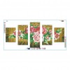 5pcs/set Flower - Full Round Diamond Painting(95*45cm)