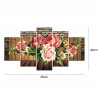 5pcs/set Flower - Full Round Diamond Painting(95*45cm)