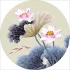 Lotus Flower - Full Round Diamond Painting(40x40cm)