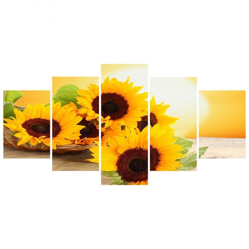 5pcs/set Sunflower -...
