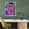 Colorful Butterfly - Full Round Diamond Painting
