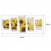 5pcs/set Sunflower - Full Round Diamond Painting(95x45cm)