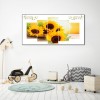 5pcs/set Sunflower - Full Round Diamond Painting(95x45cm)