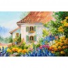Home In The Flowers - Full Round Diamond Painting
