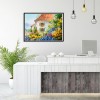 Home In The Flowers - Full Round Diamond Painting