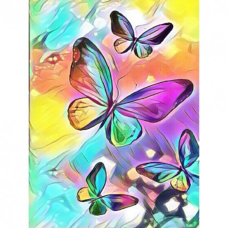 Butterfly - Full Round Diamond Painting