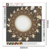 Abstract Flowers - Full Round Diamond Painting(30*30cm)