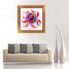 Flower Goldfish - Partial Round Diamond Painting