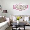 5pcs/set Flower - Full Round Diamond Painting(95*45cm)