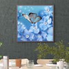 Butterfly Flowers - Full Round Diamond Painting