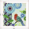 Flower Bird - Crystal Rhinestone Diamond Painting(30*30cm)