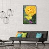 Butterfly Flower - Full Round Diamond Painting