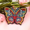 4pcs DIY Butterfly Full Drill Special Shaped Diamond Painting Keychain Gift