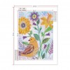 Birds And Flowers - Crystal Rhinestone Diamond Painting