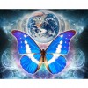 Butterfly Earth - Full Round Diamond Painting(40x50cm)