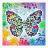 Butterfly - Full Round Diamond Painting(30*30cm)