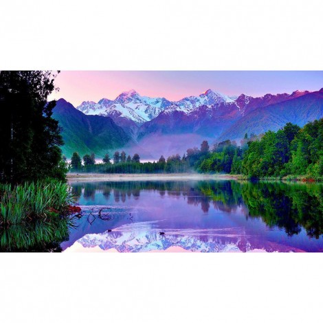 Beautiful Lake - Full Round Diamond Painting