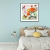 Letter Flower - Full Round Diamond Painting