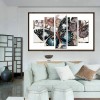 5pcs/set Butterfly - Full Round Diamond Painting(95*45cm)