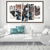 5pcs/set Butterfly - Full Round Diamond Painting(95*45cm)