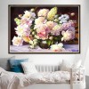 Warm Flowers - Full Round Diamond Painting