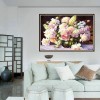 Warm Flowers - Full Round Diamond Painting