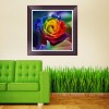 Rainbow Rose - Partial Round Diamond Painting (30*30cm)