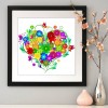 Heart Flower - Full Round Diamond Painting