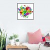 Heart Flower - Full Round Diamond Painting