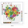 Heart Flower - Full Round Diamond Painting
