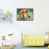 Spring Bird and Flower - Full Round Diamond Painting