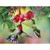 Spring Bird and Flower - Full Round Diamond Painting