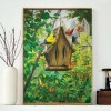 Butterfly Birds House - Full Round Diamond Painting