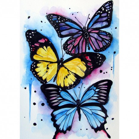 Butterfly - Full Round Diamond Painting