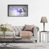 Purple Flowers Motorcycle - Full Round Diamond Painting