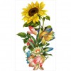 Flower Butterfly - Full Round Diamond Painting