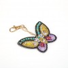 5pcs DIY Butterfly Full Drill Special Shaped Diamond Painting Keychain Gift