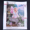 Angle Girl In Flowers - Partial Round Diamond Painting
