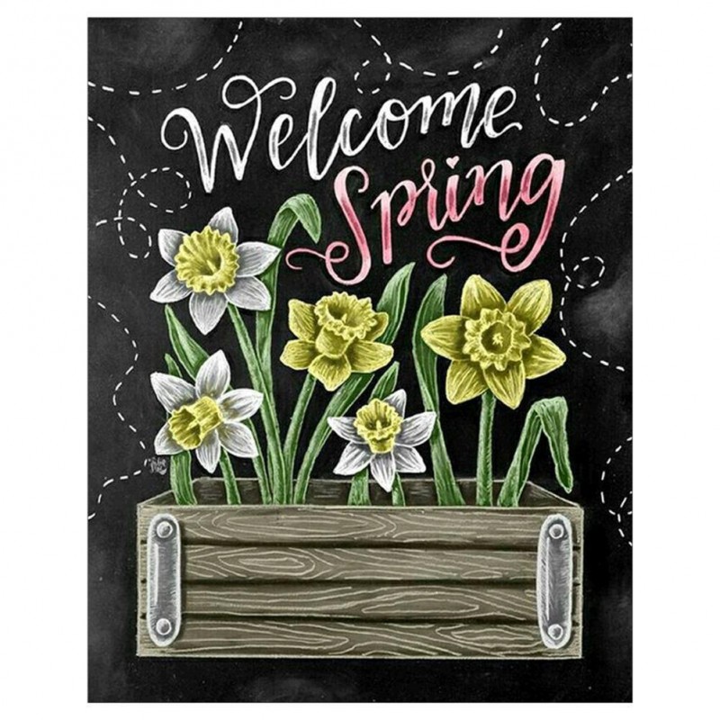 Flower Blackboard - ...