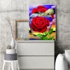 Apple Rose- Full Round Diamond Painting