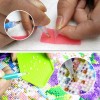 Purple Abstract Flower - Partial Round Diamond Painting