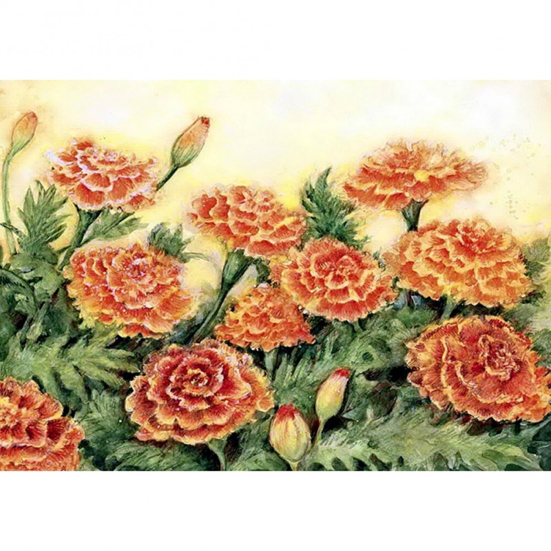 Flower-Full Round Di...